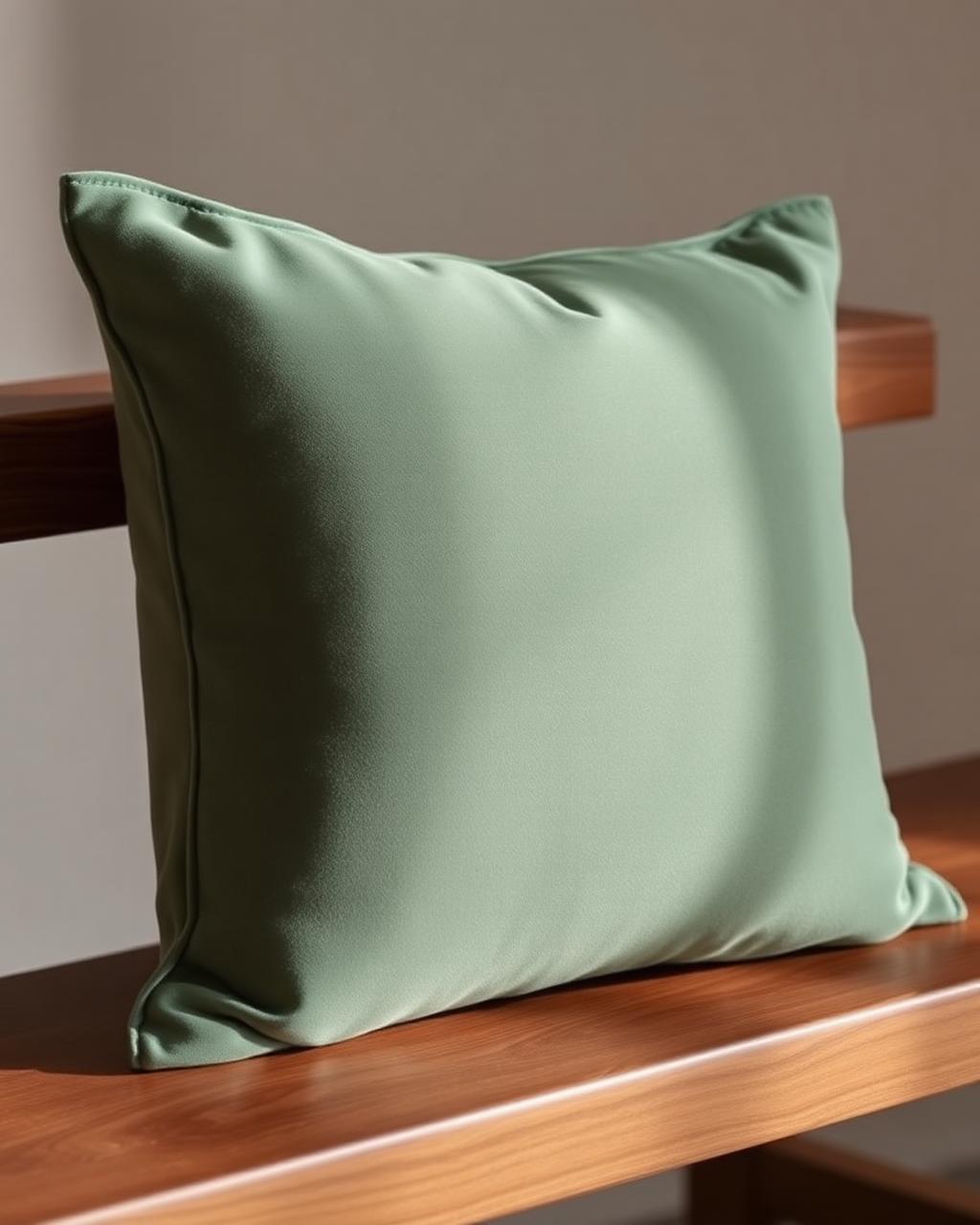 Coussin de velours mat