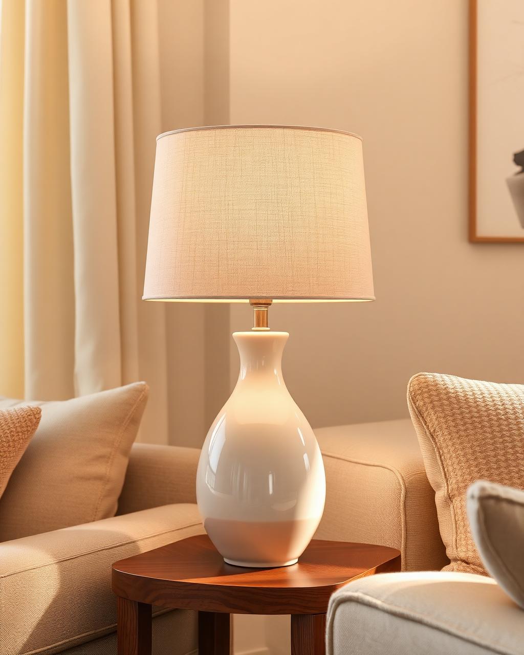 Lampe de base en céramique